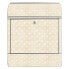 Briefkasten Stahl Beige Herzen