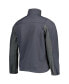 ფოტო #3 პროდუქტის Men's Graphite New York Giants Circle Zephyr Softshell Full-Zip Jacket