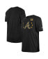 ფოტო #1 პროდუქტის Men's Black Atlanta Braves 2024-Armed Forces Day T-Shirt