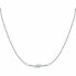 Elegant steel necklace with Torchon crystals SAWZ04