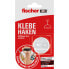 Фото #1 товара Крючок-держатель универсальный Fischer - белый - на клейкой полоске - до 10 кг - круглый