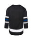 Toddler Boys and Girls Black Tampa Bay Lightning Alternate Replica Jersey