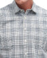 Фото #3 товара Men's Springside Short Sleeve Button-Front Check Pattern Shirt