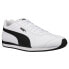 Фото #2 товара Puma Turin 3 Lace Up Mens White Sneakers Casual Shoes 383037-06