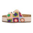 Фото #3 товара Corkys Wannabe Floral Platform Slide Womens Beige Casual Sandals 41-0024-MUCR