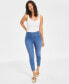 Фото #4 товара Women's Pull-On Skinny Cropped Jeans, Created for Macy's