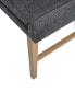 Фото #4 товара April 56" Fabric Upholstered Accent Bench