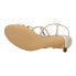 Nina Neptune Evening Womens Beige Dress Sandals NEPTUNE-PLA 10, B, 10 M, Узкая - фото #5