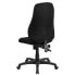 Фото #2 товара High Back Black Fabric Multifunction Ergonomic Swivel Task Chair