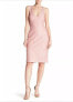 Фото #2 товара Marina 155818 Women's Back Cutout Lace Dress Sleeveless Blush Size 14