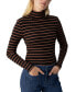 Women's Essential Striped Turtleneck