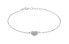 Фото #1 товара Romantic silver bracelet with heart BR11AW