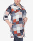 Фото #3 товара Plus Size Plaid Tunic Shirt