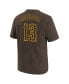 ფოტო #3 პროდუქტის Big Boys Manny Machado Brown San Diego Padres Home Player Name and Number T-shirt