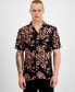 Men's Straight-Fit Printed Button-Down Shirt
