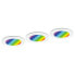 LED-Einbauleuchte Fungo Color (3er Set)