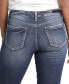 Banning Skinny Faded Mid Rise Crop Jeans