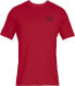 Under Armour Koszulka męska Sportstyle Left Chest Tee czerwona r. L (1326799-600)