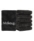 Фото #1 товара Makeup Remover Wash Cloths (Pack of 6), Soft Coral Fleece Microfiber Washcloths for Make Up, Embroidered, 13 x 13 in. Color Options