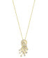 EFFY Collection eFFY® Diamond Cluster Pendant Necklace (7/8 ct. t.w.) in 14k Gold, 16-3/4" + 1-1/4" extender
