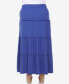 Plus Size Tiered Maxi Skirt