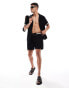 Фото #1 товара Boss Terry beach short in black