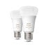 Signify Philips Hue White & Col. Amb. E27 Doppelpack 2x570lm 60W