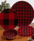 Фото #3 товара Buffalo Plaid 11" Set of 6 All Purpose Bowl