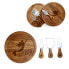 Фото #3 товара Princess Ariel Brie Acacia Cheese Board with Tool Set