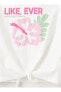 Фото #5 товара Костюм для малышей LC WAIKIKI Детская футболка и шорты с цветочным принтом