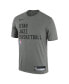 Фото #2 товара Men's Heather Gray Utah Jazz 2023/24 Sideline Legend Performance Practice T-shirt
