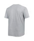 Фото #4 товара Men's Heathered Gray Milwaukee Bucks Big and Tall Heart & Soul T-shirt