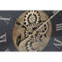 Wall Clock Home ESPRIT Black Golden Crystal Iron 80 x 9,5 x 80 cm