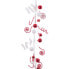 Christmas garland White Red Plastic Foam 125 cm