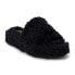 Фото #2 товара BEACH by Matisse Frost Platform Slide Womens Black Casual Slippers FROST-593