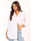 Фото #1 товара Women's Tal Over Shirt - White