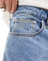 Фото #4 товара ASOS DESIGN tapered jeans in light wash blue