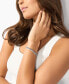 ფოტო #3 პროდუქტის Platinum-Plated Brass Double Bracelet Set