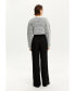 ფოტო #5 პროდუქტის Women's Multi-Button Long Pants