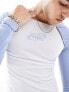 Фото #15 товара COLLUSION x TAMMY unisex raglan long sleeve top in white