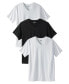 Фото #1 товара Big & Tall Cotton V-Neck Undershirt 3-Pack