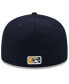 ფოტო #5 პროდუქტის Men's White, Navy Charleston RiverDogs Marvel x Minor League 59FIFTY Fitted Hat