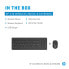 Фото #12 товара HP 330 Wireless Mouse and Keyboard Combination - Full-size (100%) - RF Wireless - Black - Mouse included