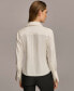 Фото #2 товара Women's Button Front Point Hem Top