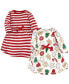 ფოტო #2 პროდუქტის Little Girls Organic Cotton Long-Sleeve Dresses, Christmas Cookies