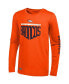 Фото #1 товара Men's Orange Denver Broncos Impact Long Sleeve T-shirt