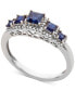 ფოტო #1 პროდუქტის Sapphire (3/4 ct. t.w.) & Diamond (1/6 ct. t.w.) Ring in 14k Gold (Also Available in Ruby & Emerald)