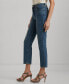 Women's High-Rise Straight Ankle Jeans, Regular & Petite