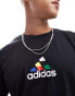 Фото #4 товара adidas Training t-shirt with Tiro nation graphic in black