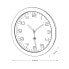 Фото #2 товара Часы настенные Archivo 2000 Чёрный Металл Стеклянный Ø 30 см Белый Круглый